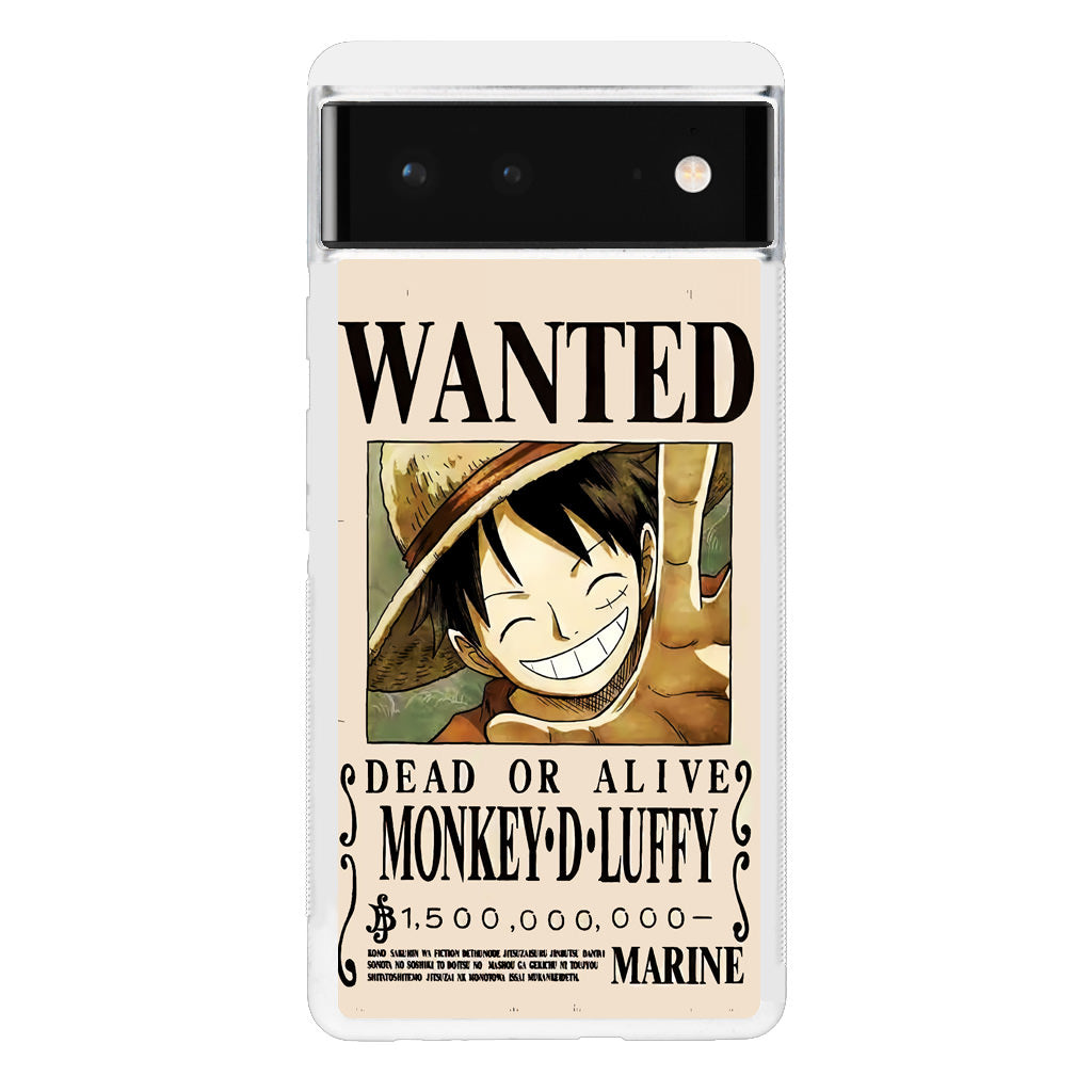 Monkey D Luffy Bounty Google Pixel 6 Case