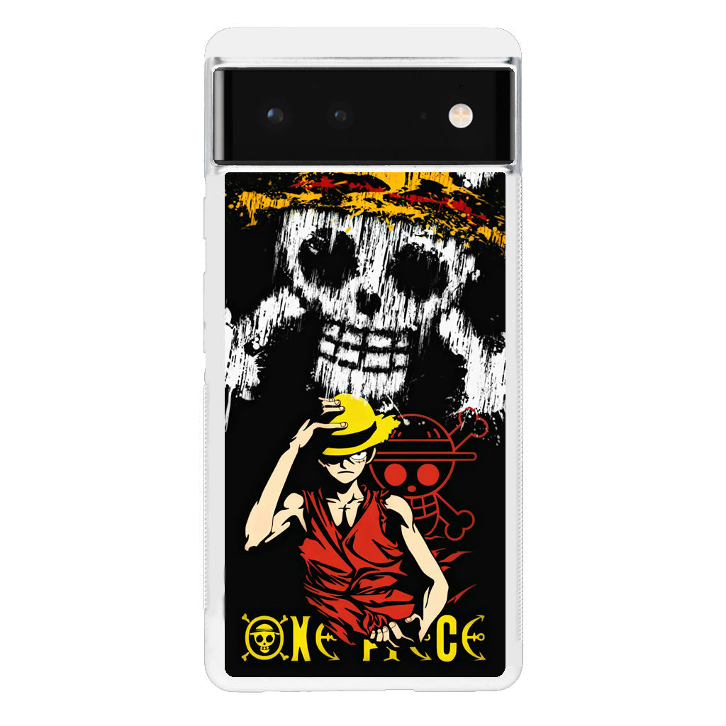 Monkey D Luffy Paint Art Google Pixel 6 Case