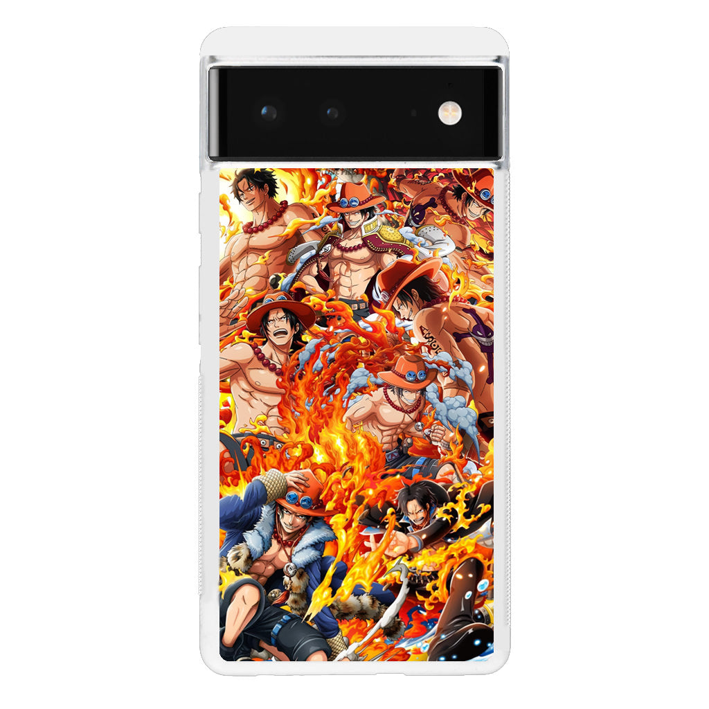 Portgas D Ace Collections Google Pixel 6 Case