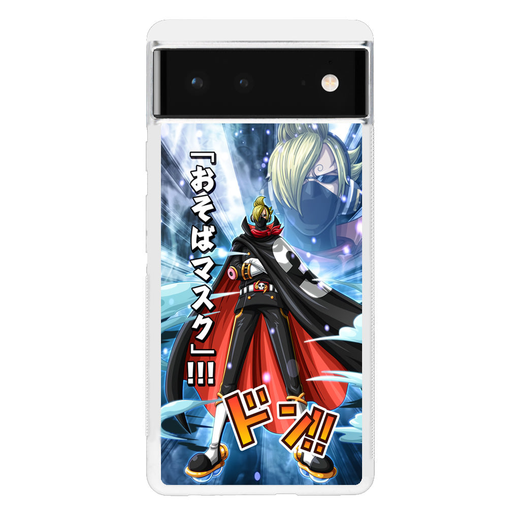 Stealth Black Sanji Google Pixel 6 Case