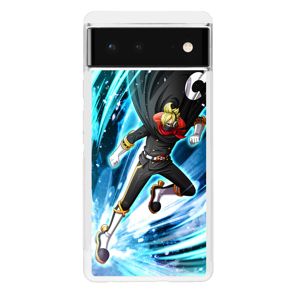 Stealth Black Vinsmoke Sanji Google Pixel 6 Case