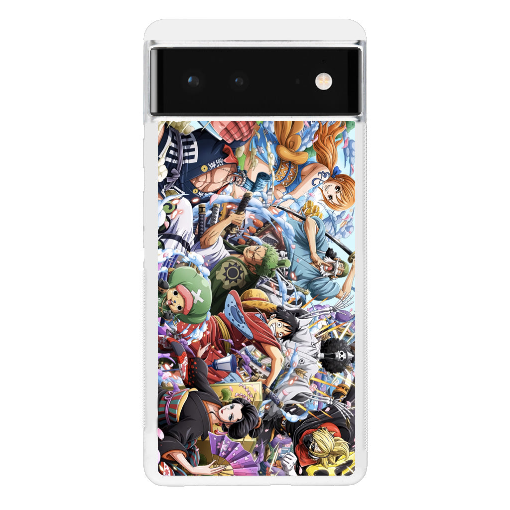 Straw Hat Pirates Arc Wano Google Pixel 6 Case