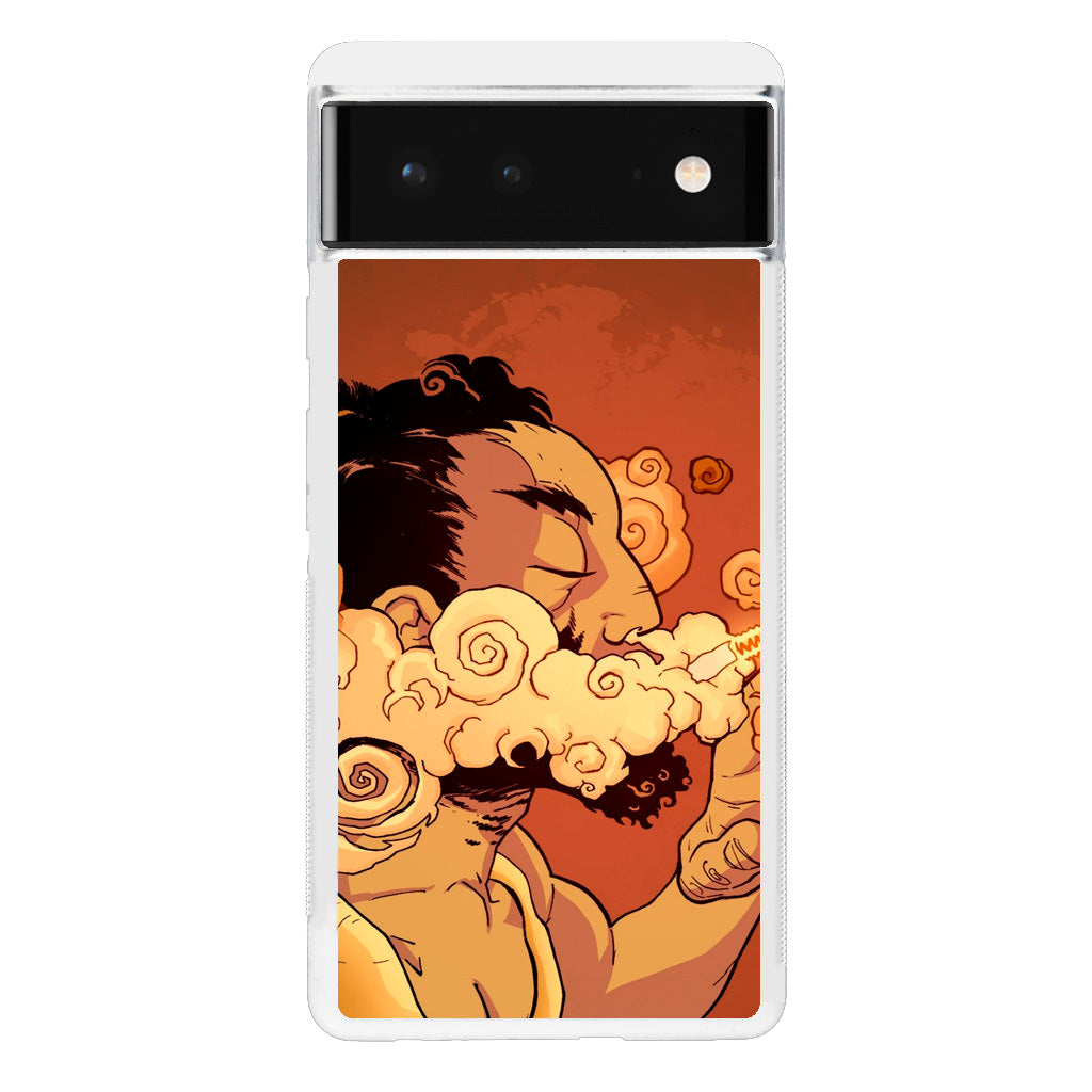 Artistic Psychedelic Smoke Google Pixel 6 Case