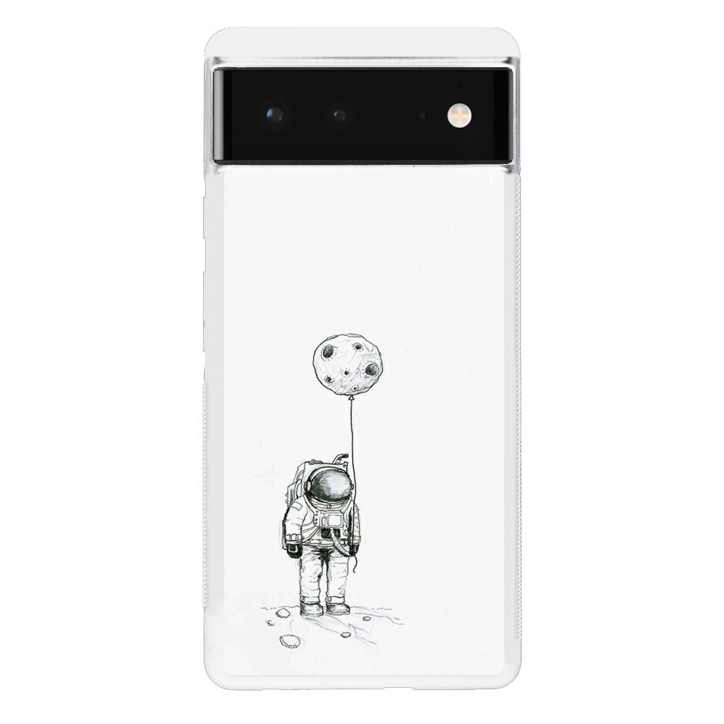 Astronaut Moon Balloon Google Pixel 6 Case