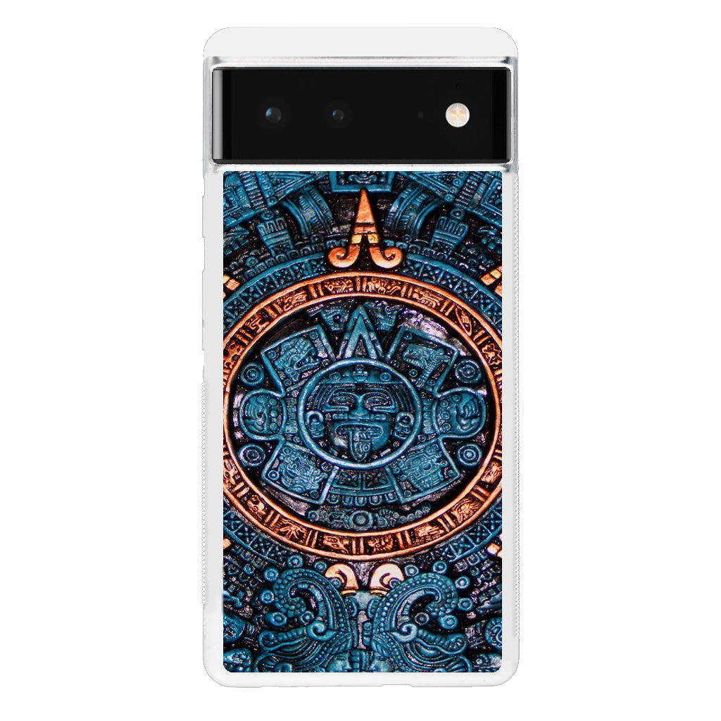 Aztec Calendar Google Pixel 6 Case