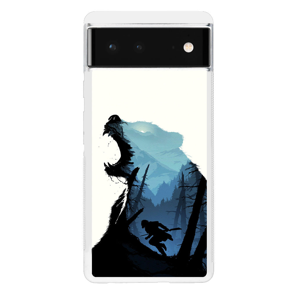 Bear Hunter Art Google Pixel 6 Case