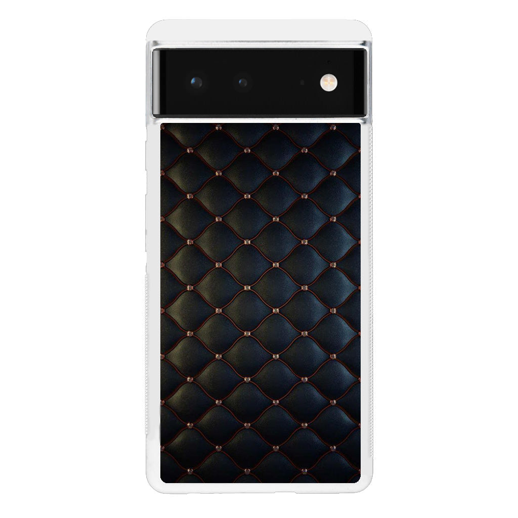 Black Royal Pattern Google Pixel 6 Case