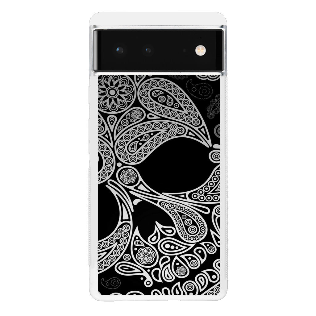 Black Skull Google Pixel 6 Case