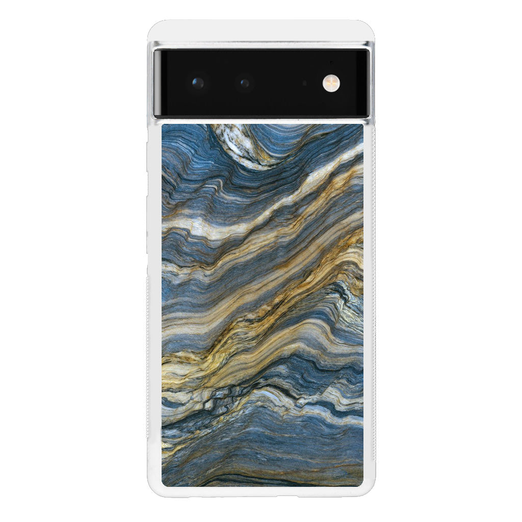 Blue Wave Marble Google Pixel 6 Case