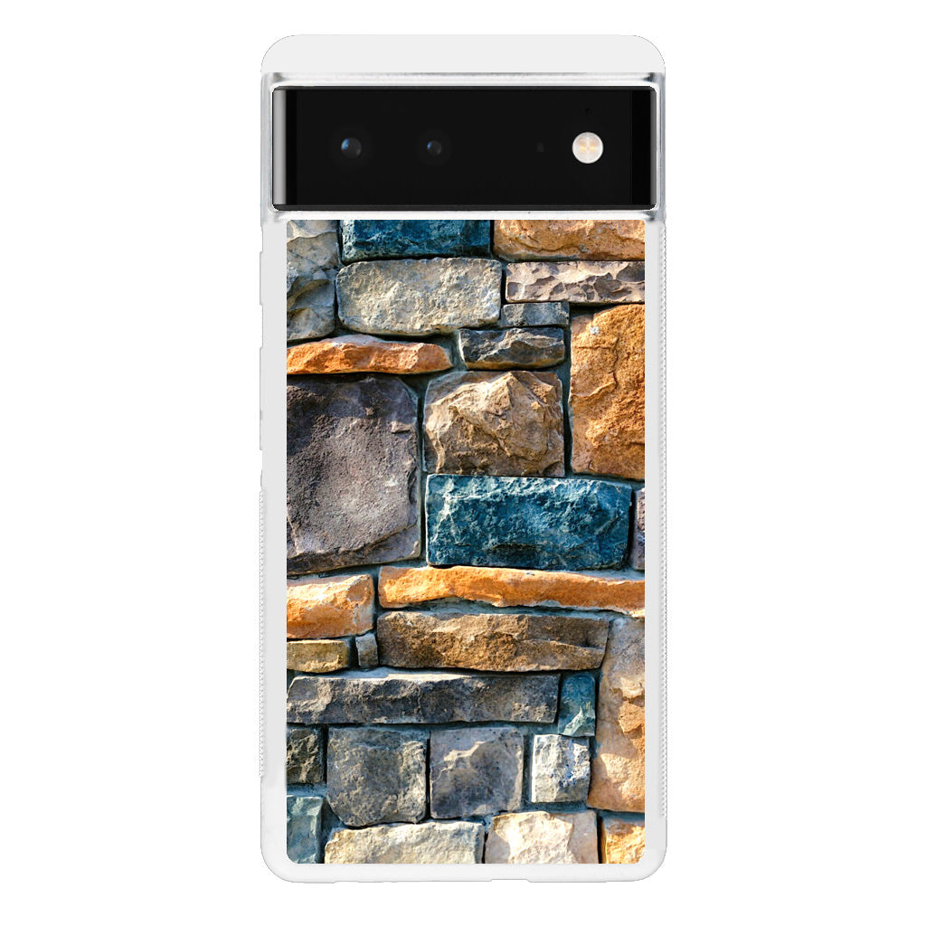 Colored Stone Piles Google Pixel 6 Case