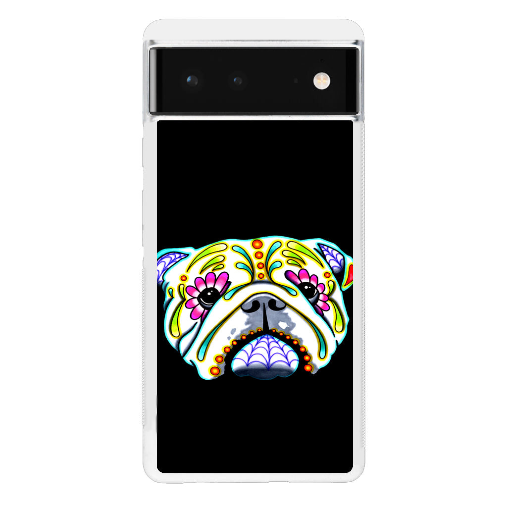 Colorful Bulldog Art Google Pixel 6 Case