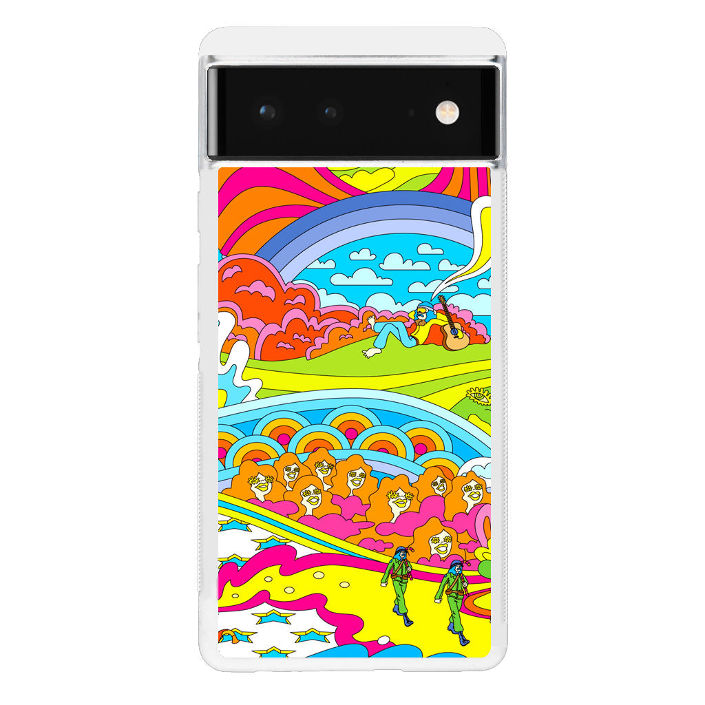 Colorful Doodle Google Pixel 6 Case