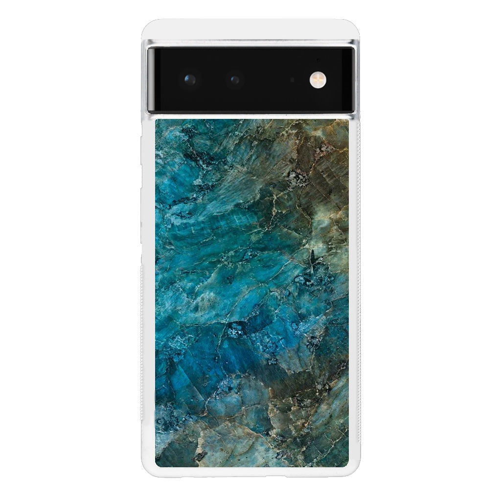 Deep Ocean Marble Google Pixel 6 Case