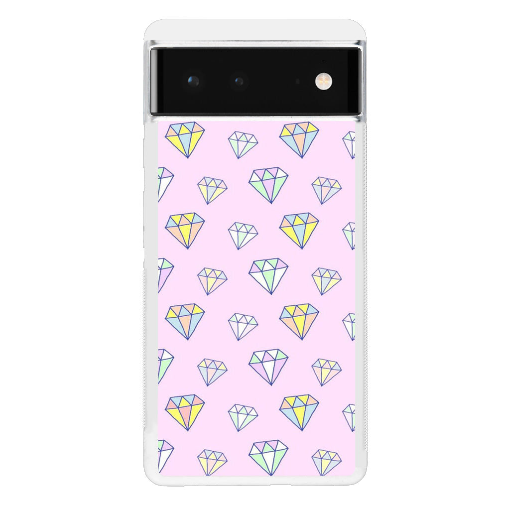 Diamonds Pattern Google Pixel 6 Case