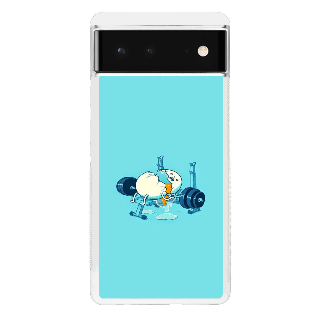 Egg Accident Workout Google Pixel 6 Case