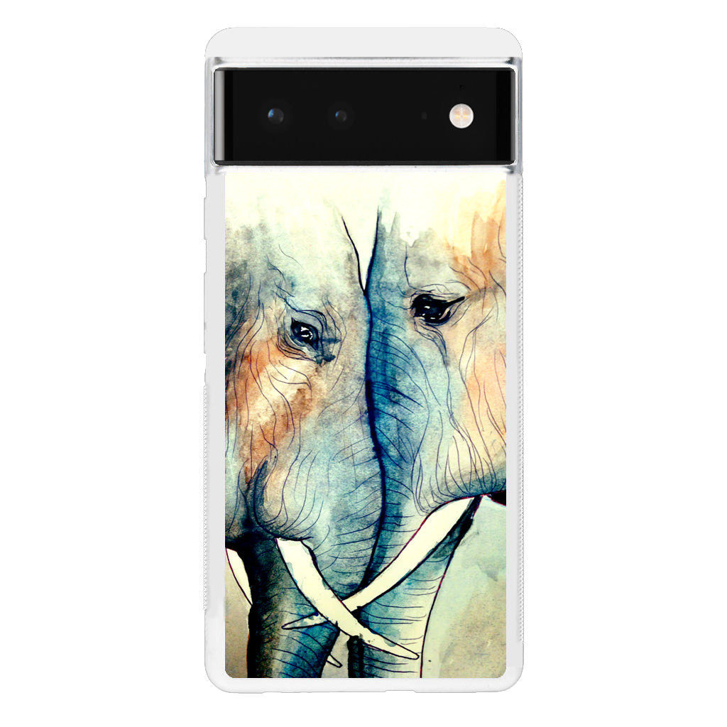 Elephants Sadness Google Pixel 6 Case