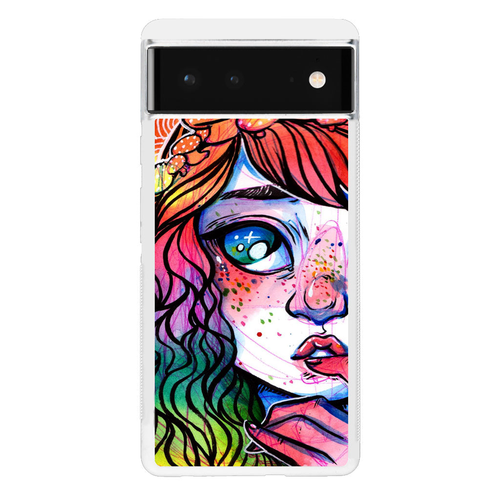 Eyes And Braids Google Pixel 6 Case