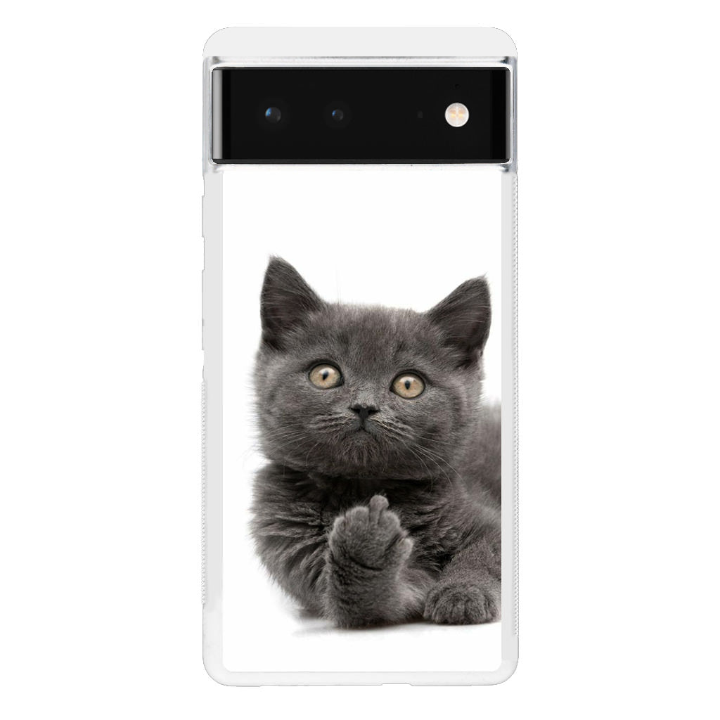 Finger British Shorthair Cat Google Pixel 6 Case