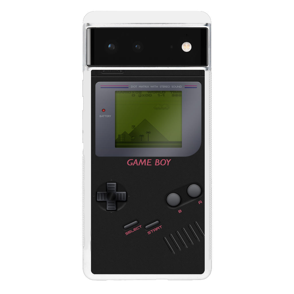 Game Boy Black Model Google Pixel 6 Case