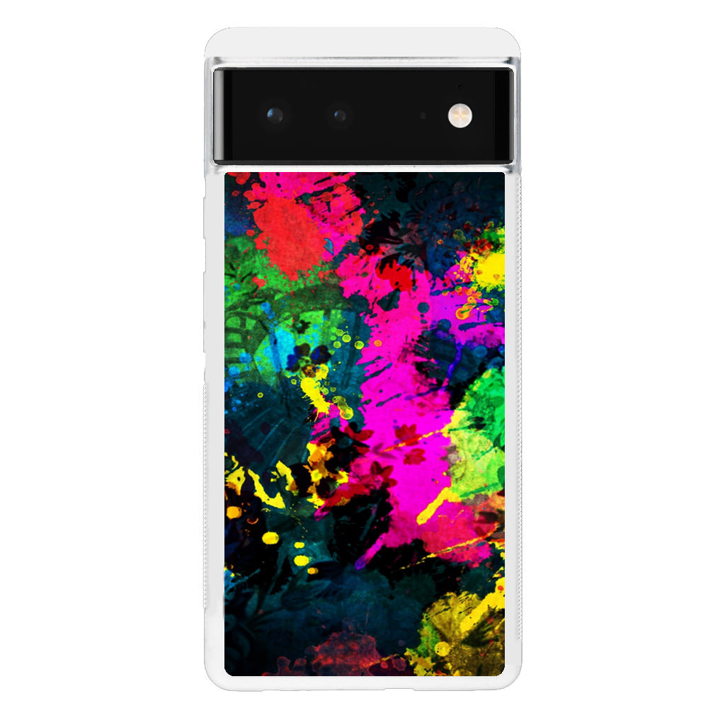 Mixture Colorful Paint Google Pixel 6 Case