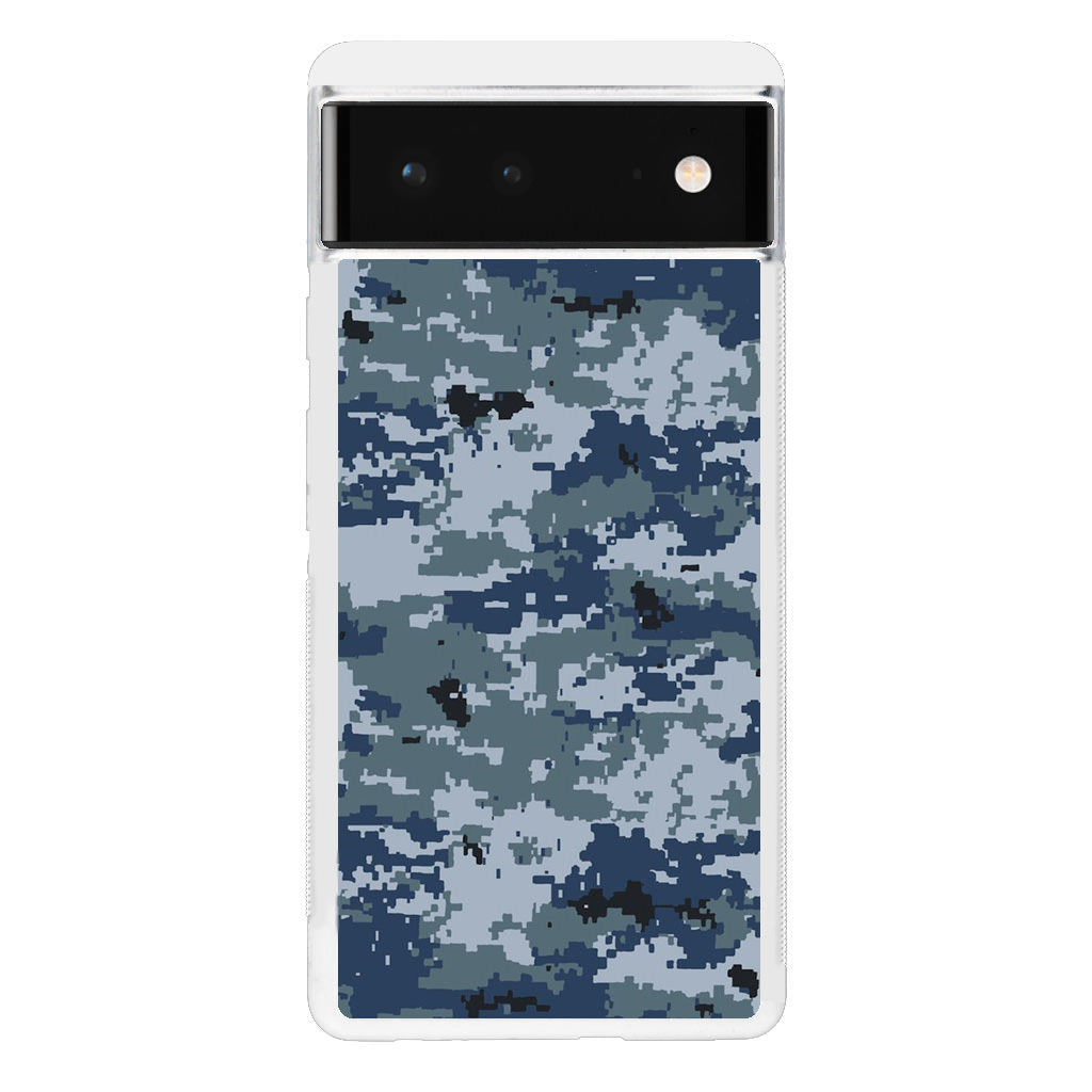 Navy Camo Google Pixel 6 Case