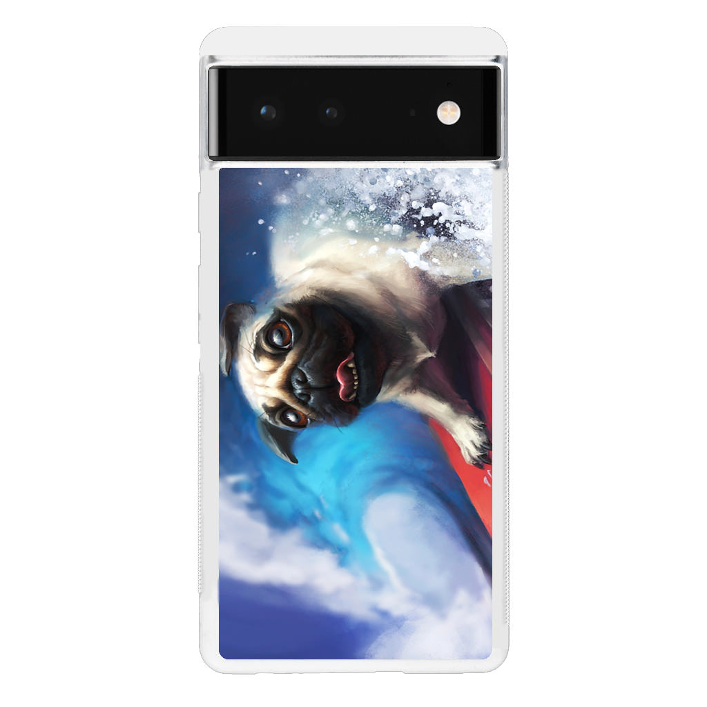 Pug Surfers Google Pixel 6 Case