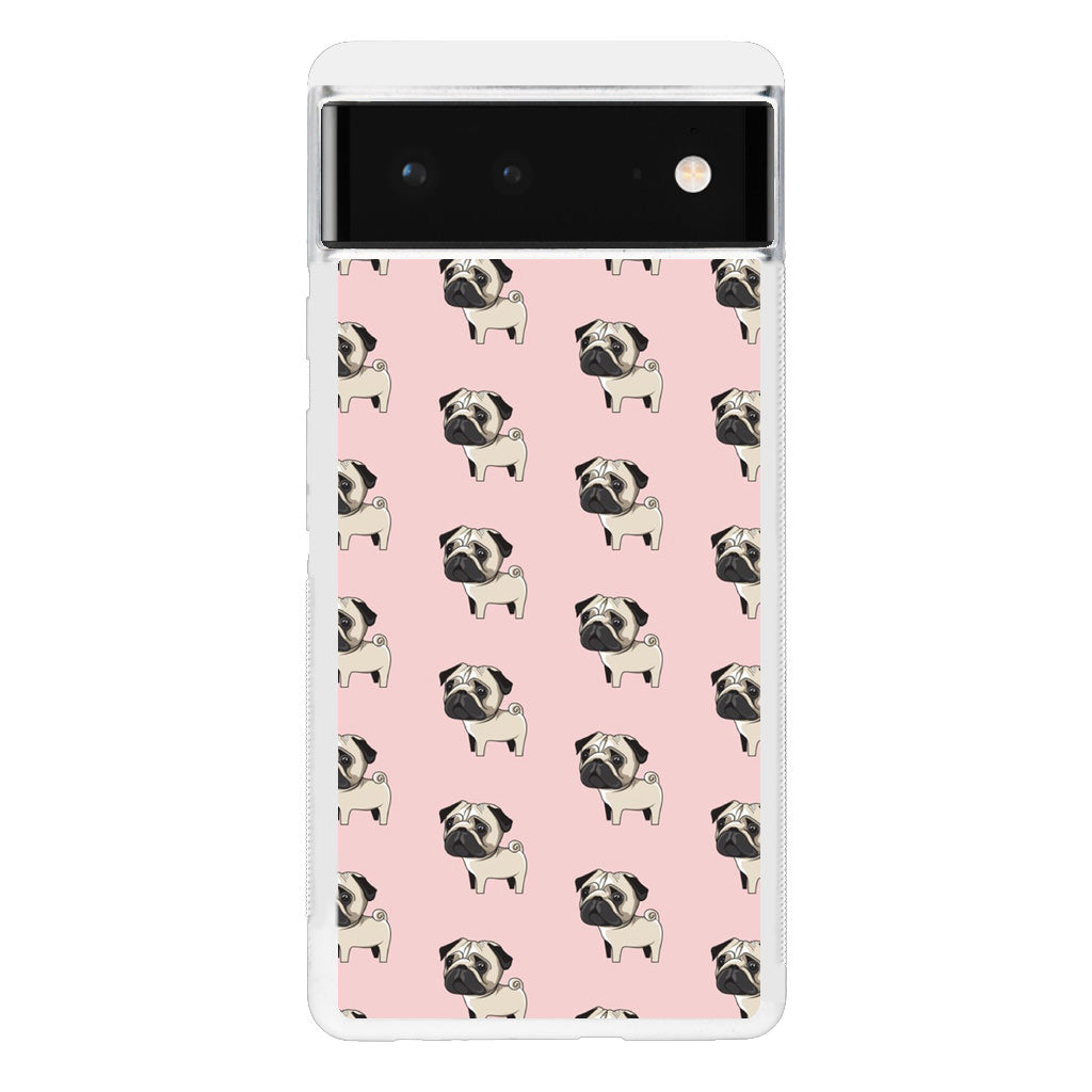 Pugs Pattern Google Pixel 6 Case