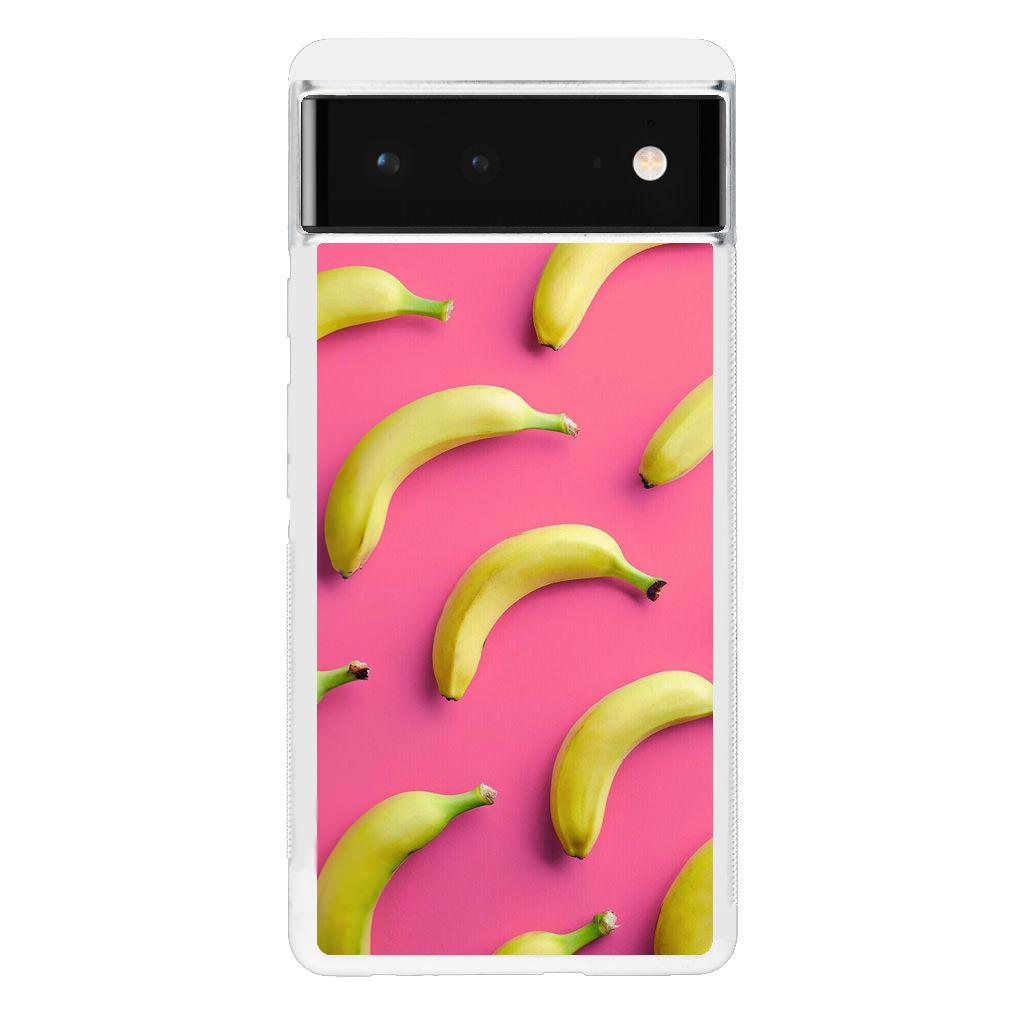 Real Bananas Fruit Pattern Google Pixel 6 Case