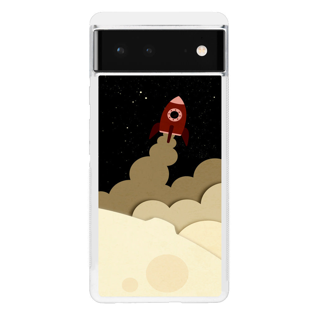 Rocket Ship Google Pixel 6 Case