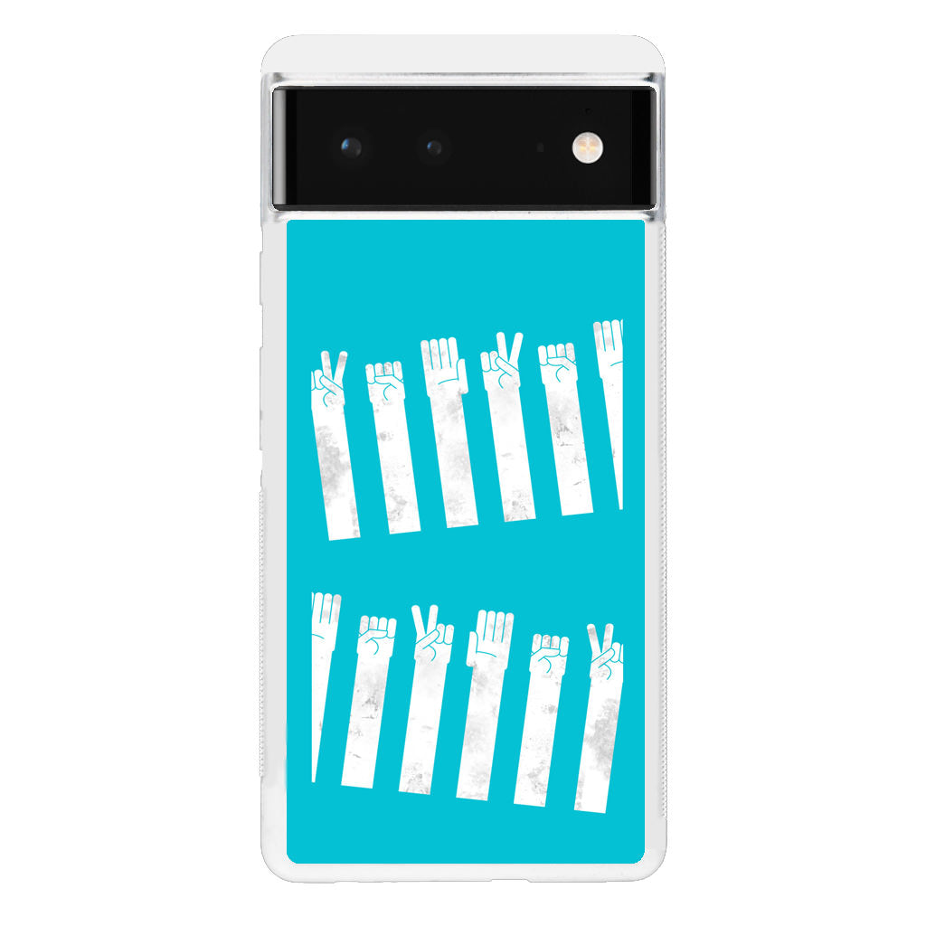 Rock–paper–scissors Zebra Crossing Google Pixel 6 Case