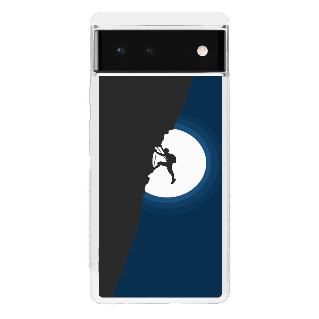 Silhouette of Climbers Google Pixel 6 Case