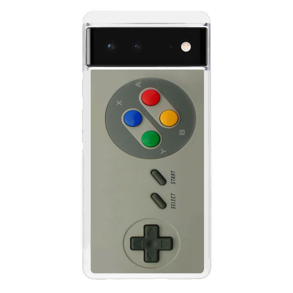 Silver Console Controller Google Pixel 6 Case