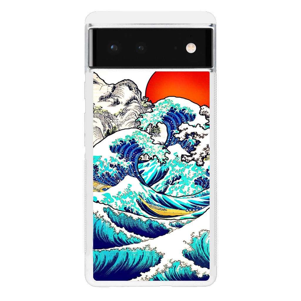 The Great Wave off Kanagawa Google Pixel 6 Case