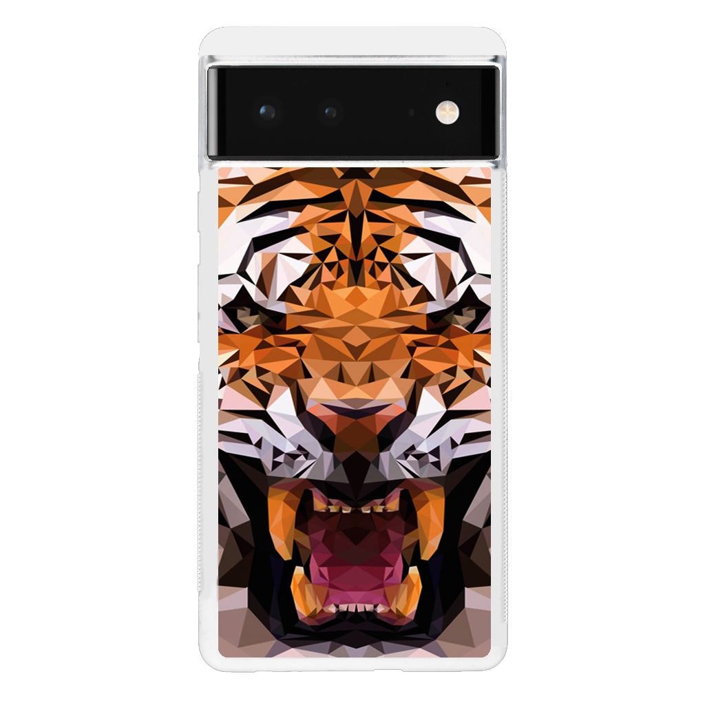 Tiger Polygon Google Pixel 6 Case