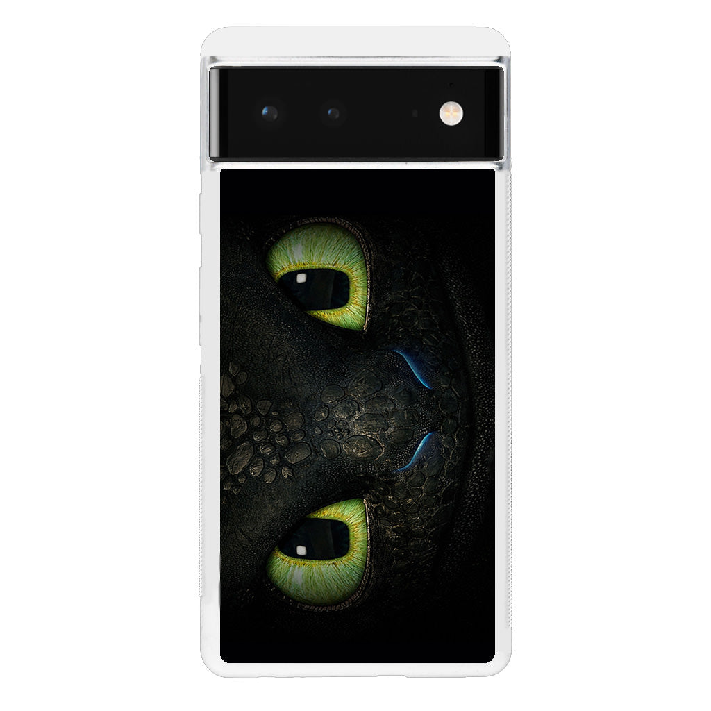 Toothless Dragon Eyes Close Up Google Pixel 6 Case