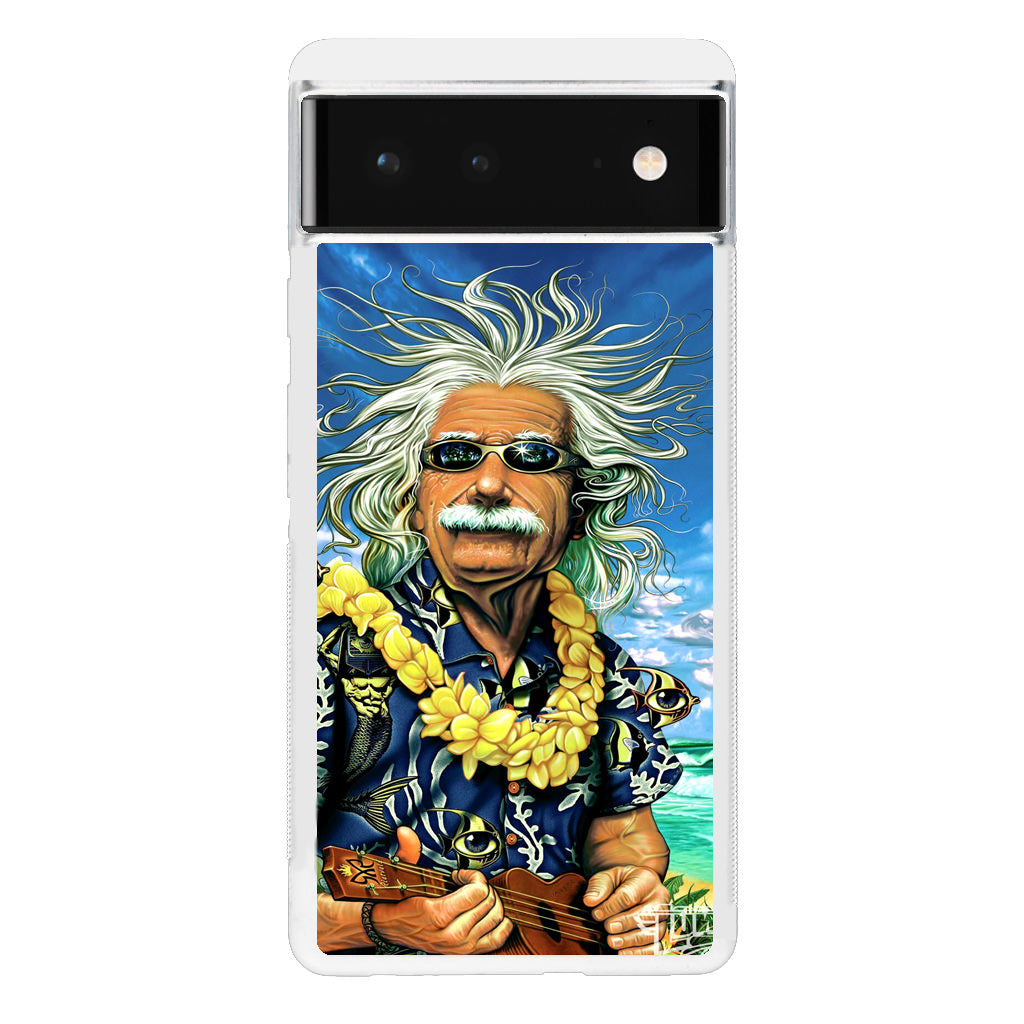 Albert Enstein On Vacation Google Pixel 6 Case