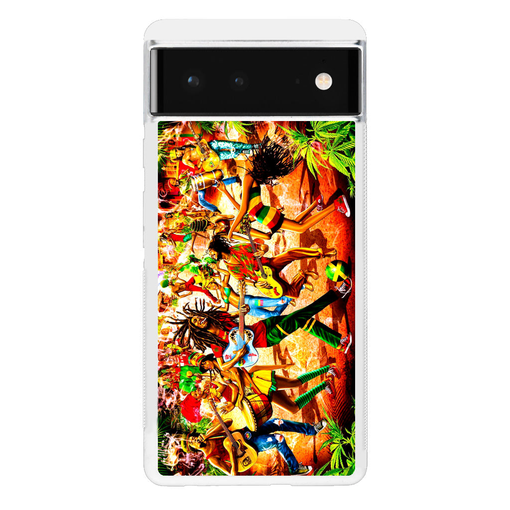 Bob Marley Reggae Google Pixel 6 Case