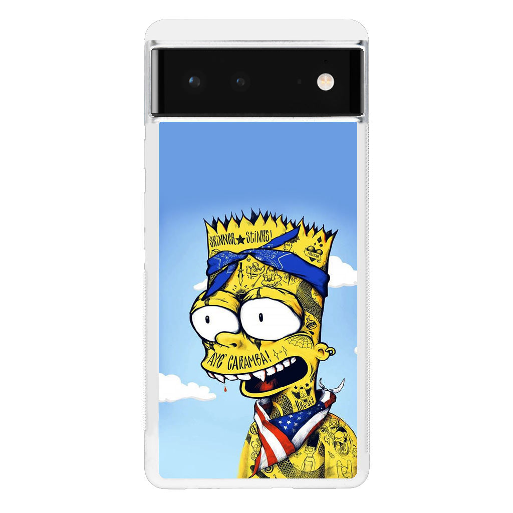 Bootleg Bart Google Pixel 6 Case