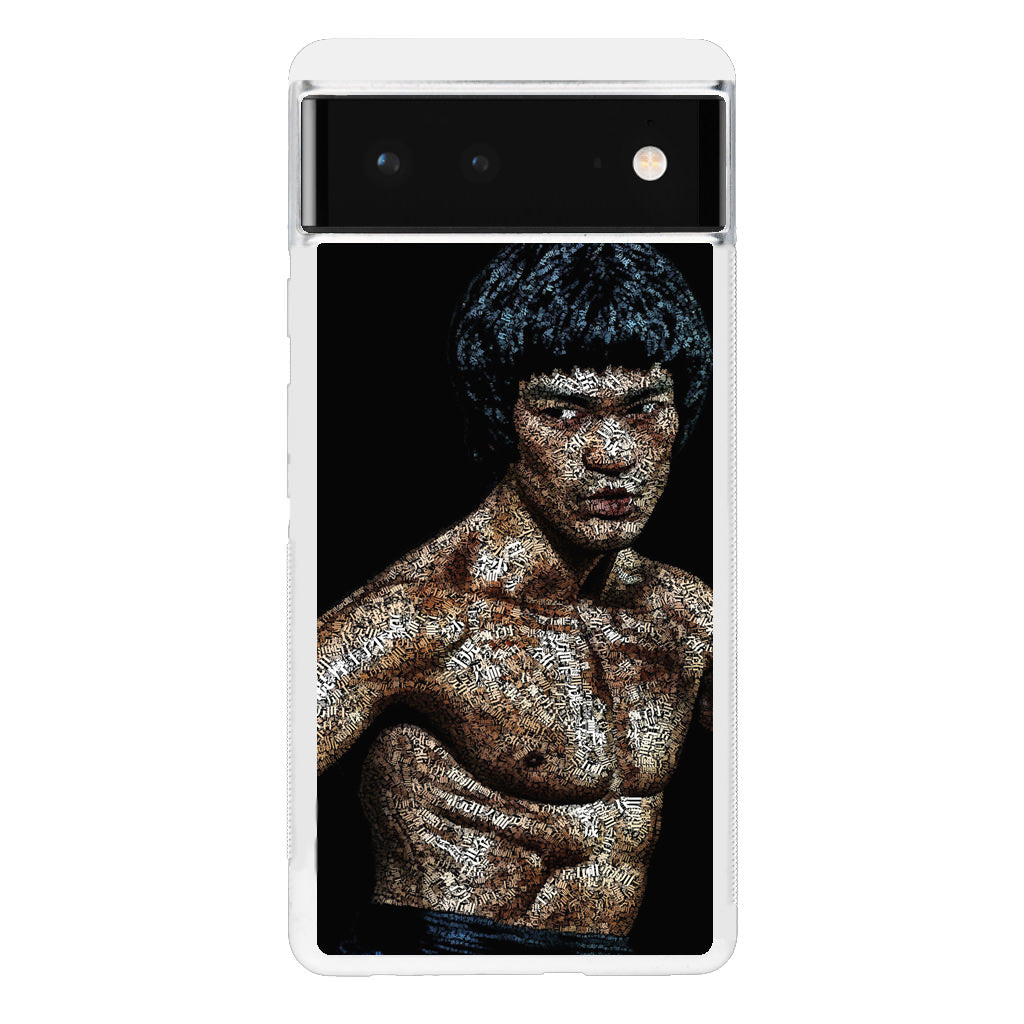 Bruce Lee Typograph Google Pixel 6 Case