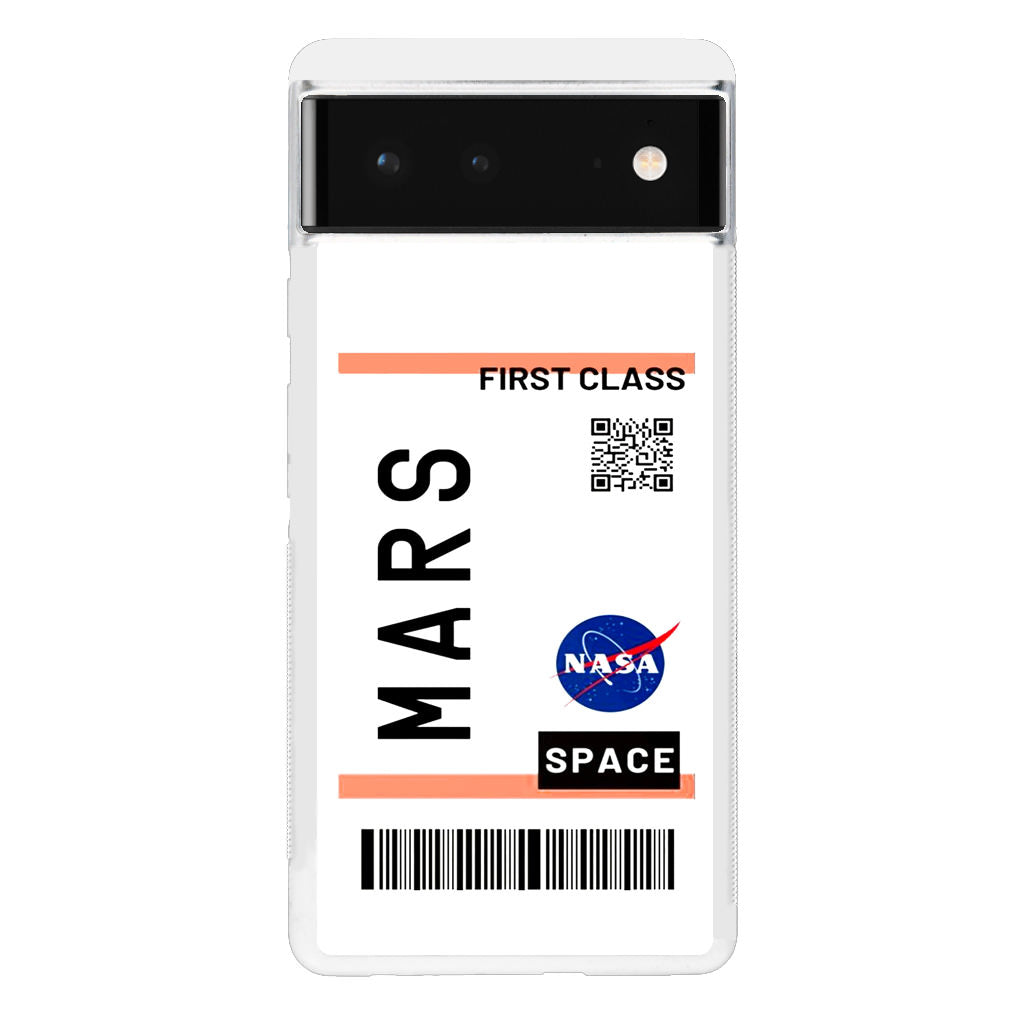 First Class Ticket To Mars Google Pixel 6 Case