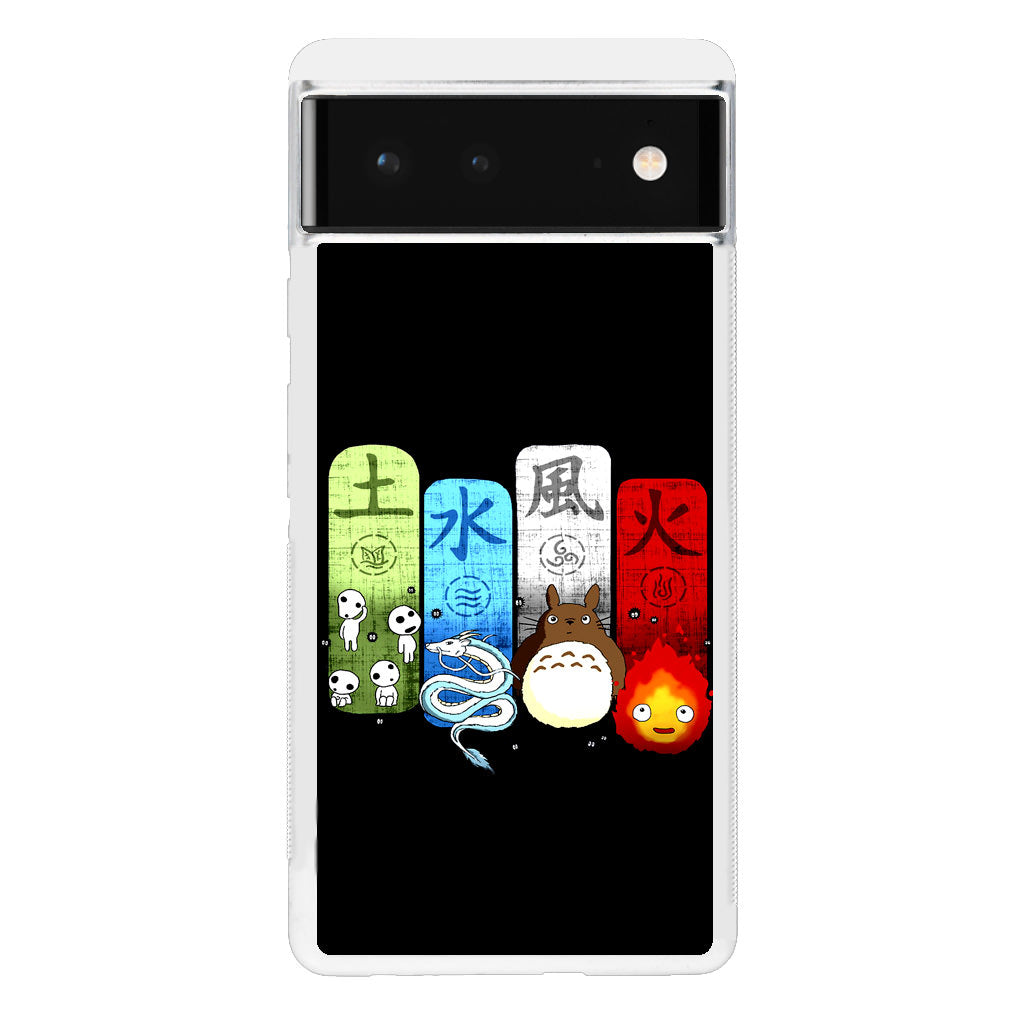 Ghibli Elemental Charms Google Pixel 6 Case