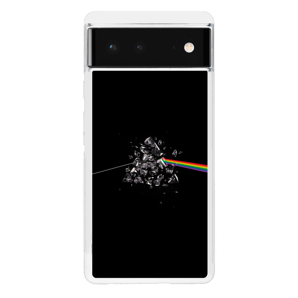 Glass Broken Light Refraction Google Pixel 6 Case