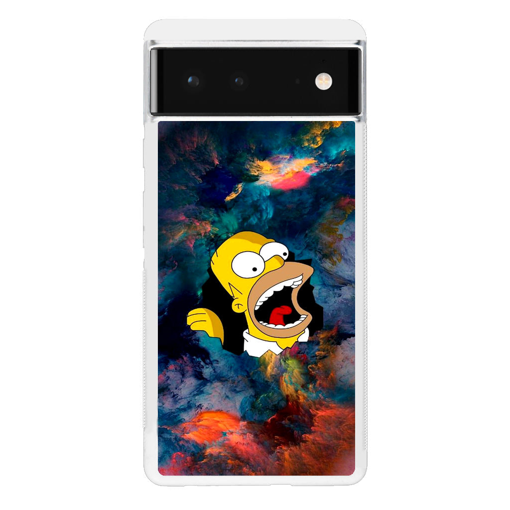 Homer Behind The Black Hole Google Pixel 6 Case