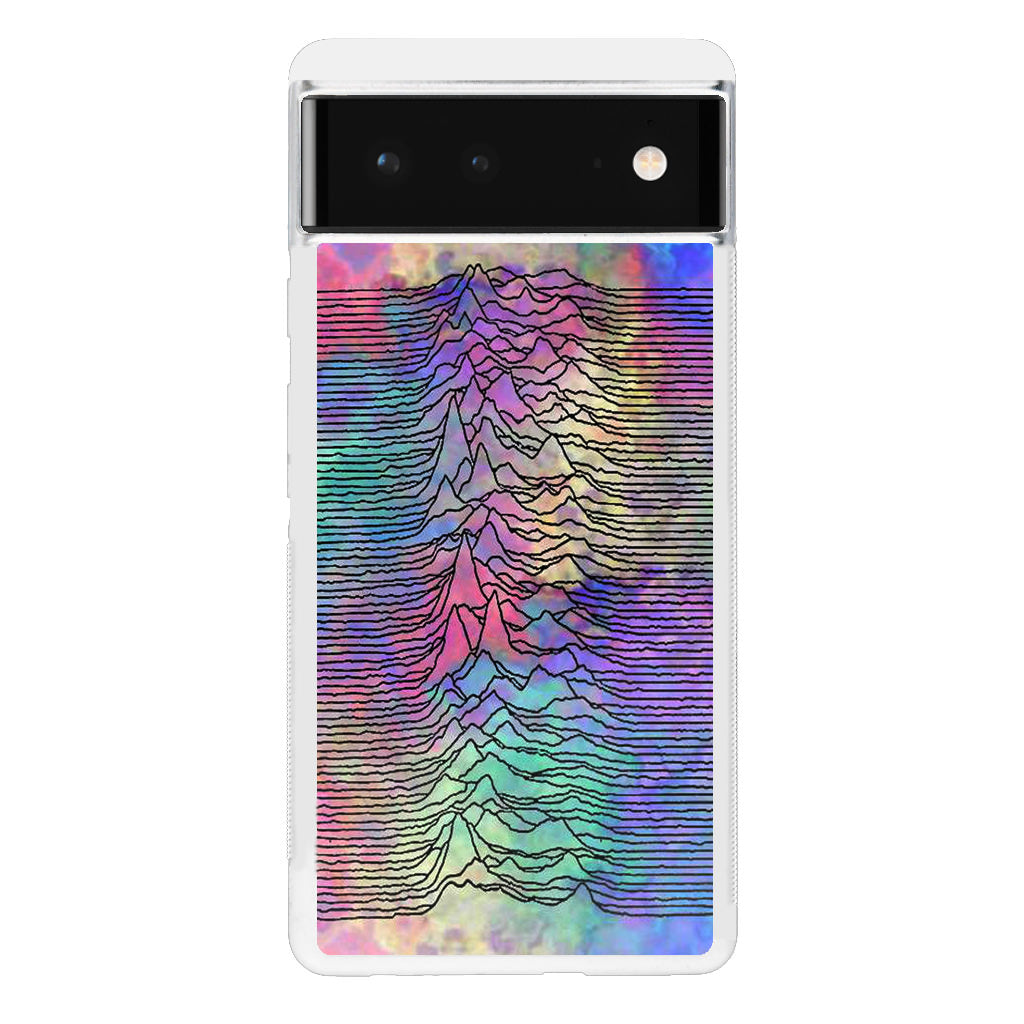 Joy Division Unknown Pleasures Colorful Google Pixel 6 Case