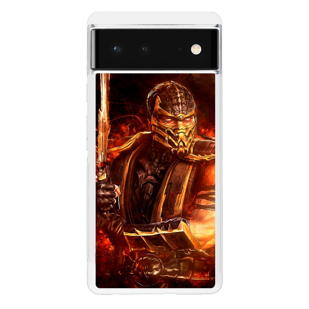 Mortal Kombat Scorpion Google Pixel 6 Case