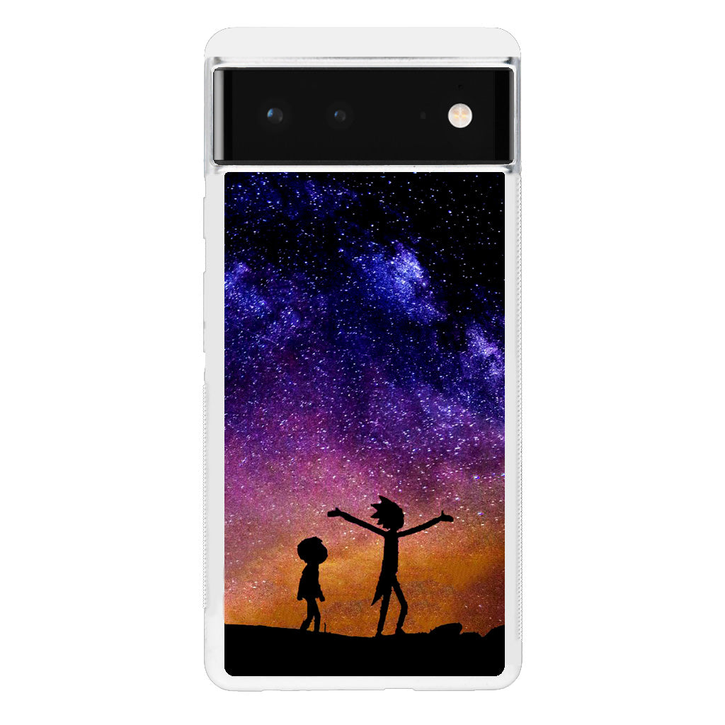 Morty Space Nebula Google Pixel 6 Case