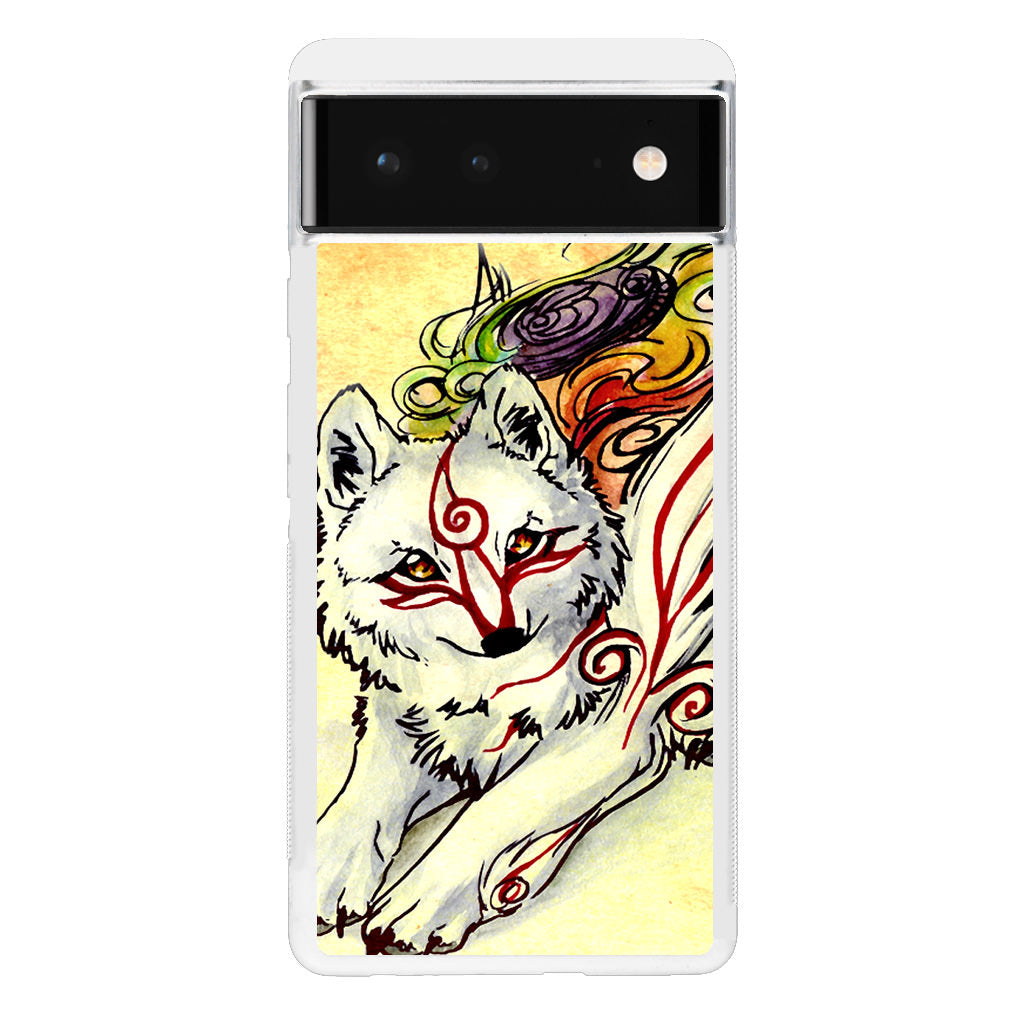 Okami Amaterasu Google Pixel 6 Case