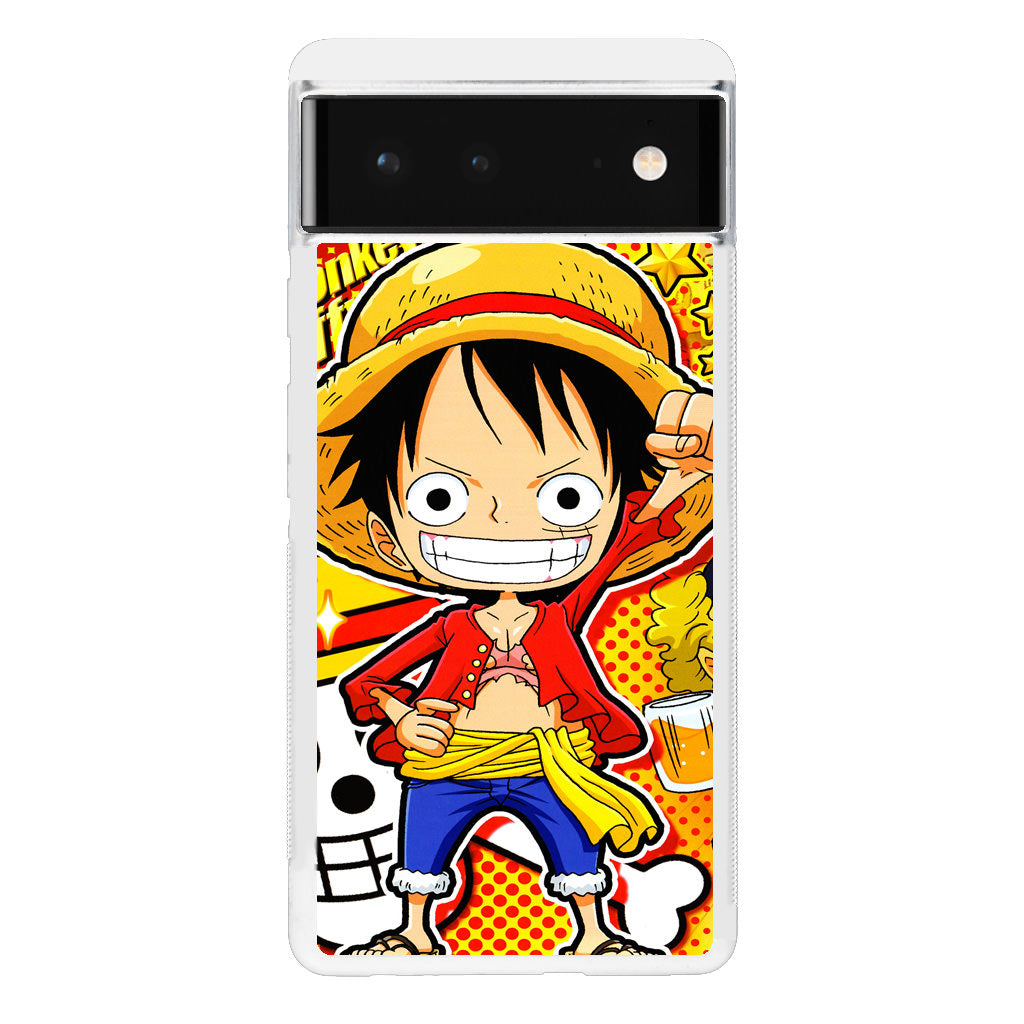 One Piece Cute Luffy Google Pixel 6 Case