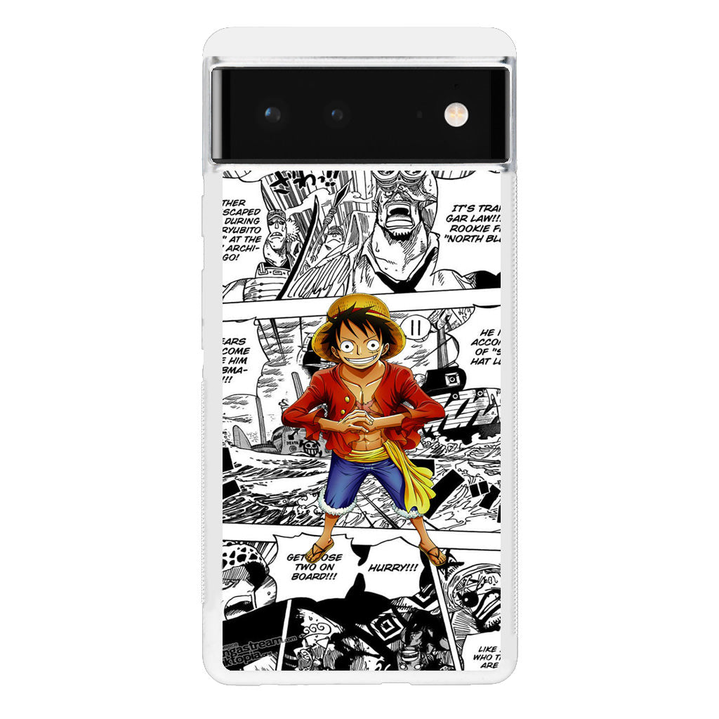 One Piece Luffy Comics Google Pixel 6 Case