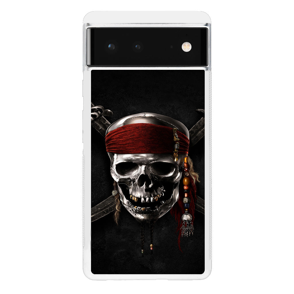 Pirates Of Carribean Skull Google Pixel 6 Case